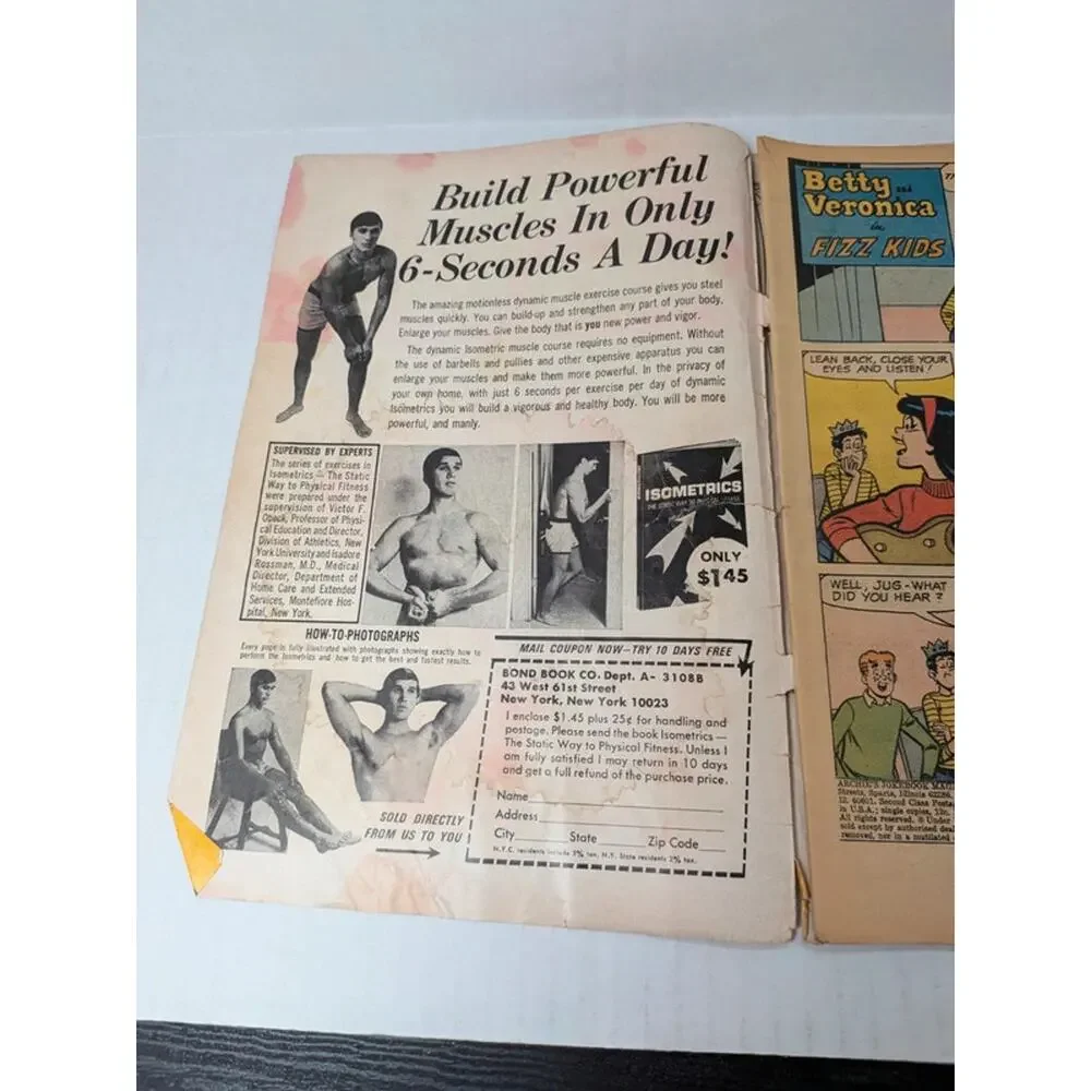 Vintage Archie series archies joke book magazine Sept #128